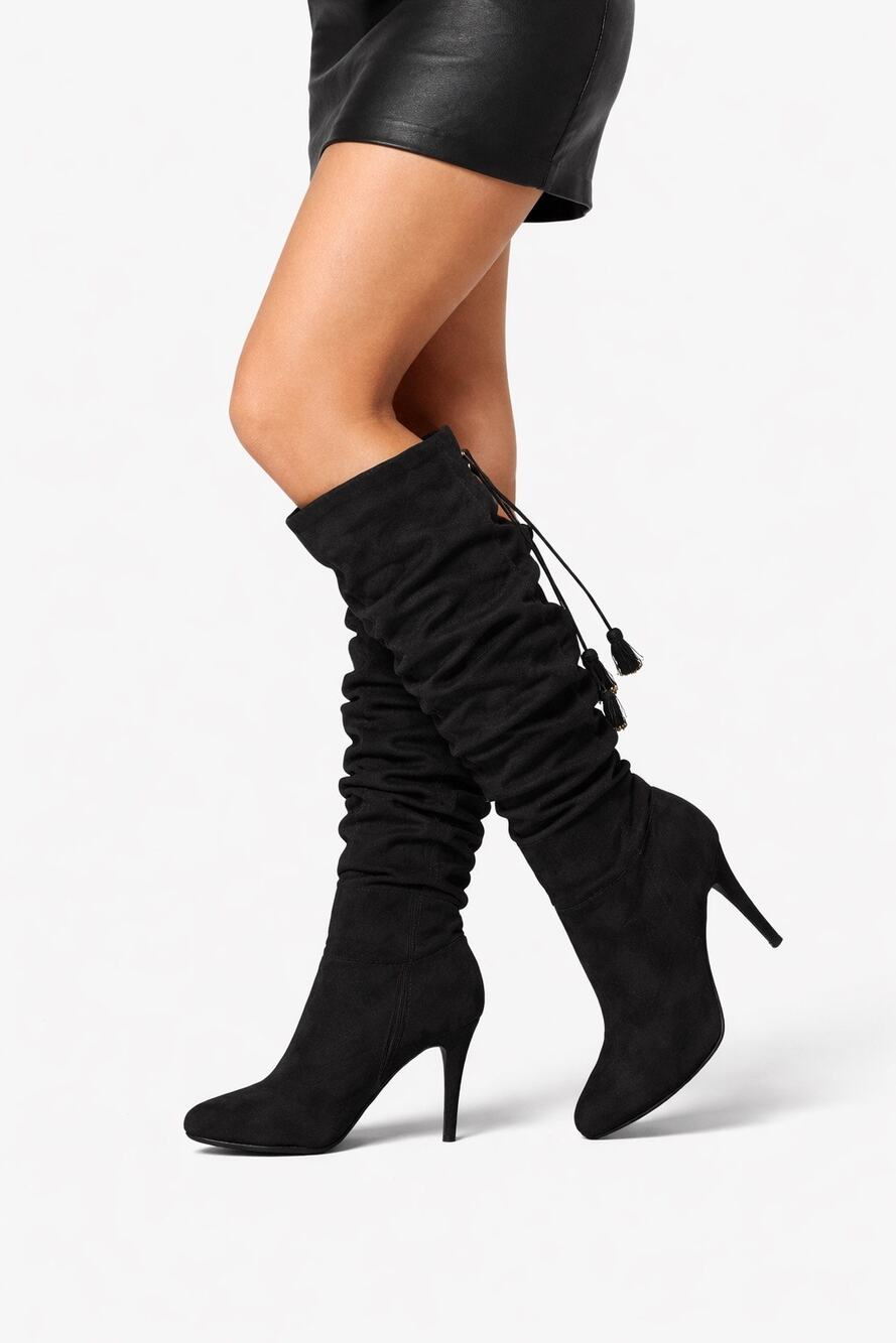 Thalia Sodi Brisa Knee High Slouchy Tassel Boots Size 9